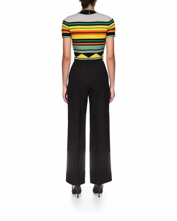 Casablanca Paris Knitwear Knitted Striped Shirt 8211 Women Casablanca Paris Knitwear Knitted Striped Shirt 8211 Women