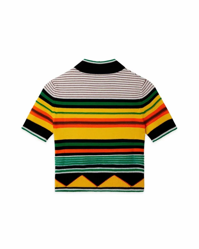 Casablanca Paris Knitwear Knitted Striped Shirt 8211 Women Casablanca Paris Knitwear Knitted Striped Shirt 8211 Women