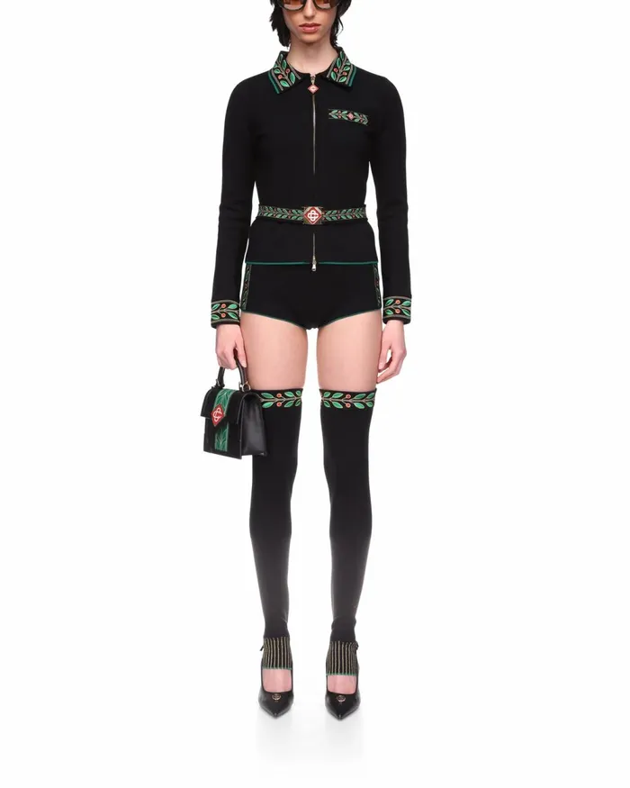 Casablanca Paris Knitwear Laurel Knit Jacket 8211 Women