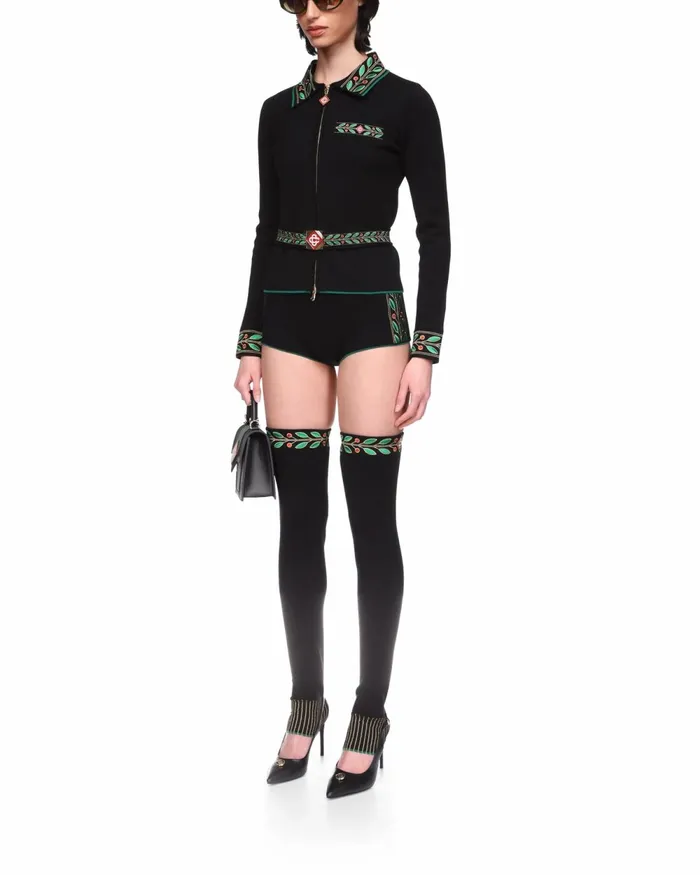 Casablanca Paris Knitwear Laurel Knit Jacket 8211 Women