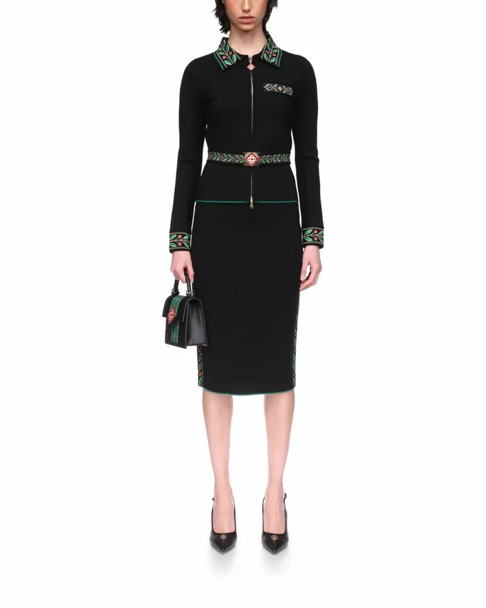 Casablanca Paris Knitwear Laurel Knit Skirt 8211 Women