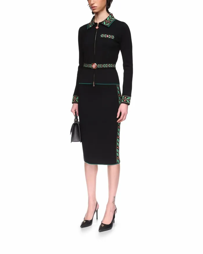 Casablanca Paris Knitwear Laurel Knit Skirt 8211 Women