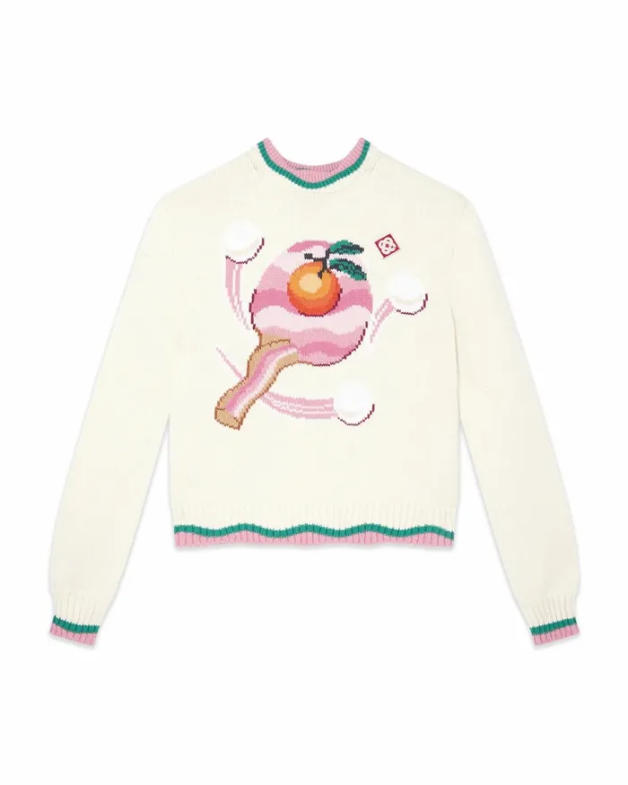 Casablanca Paris Knitwear Le Jeu De Ping Pong Knit Sweater 8211 Women