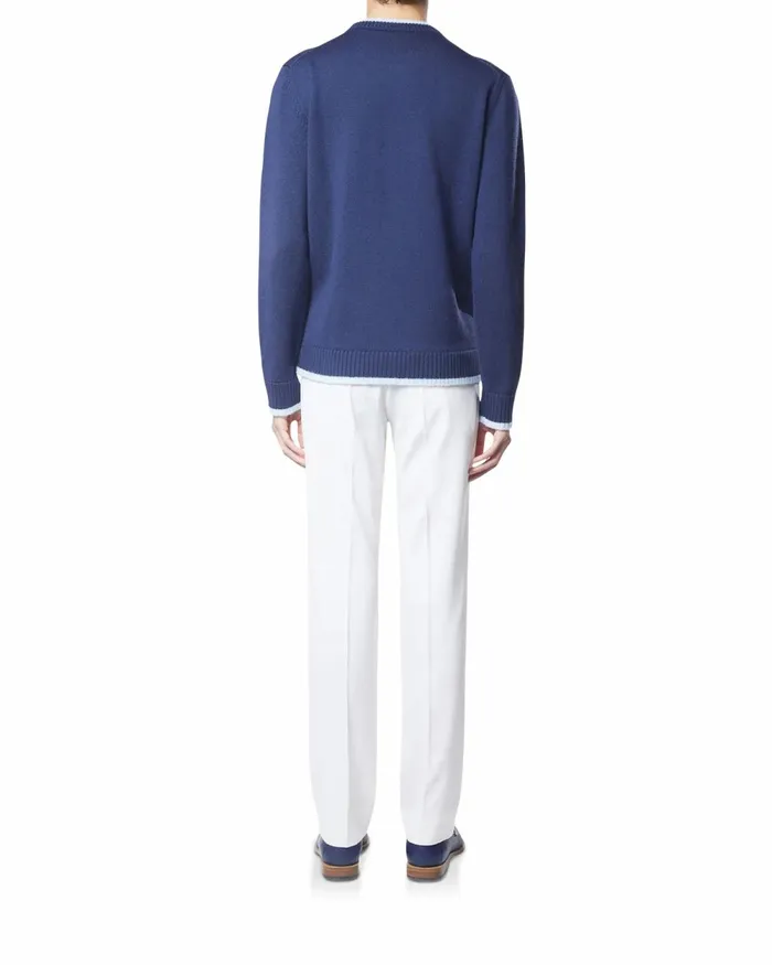 Casablanca Paris Knitwear Logo Degrade Intarsia Jumper 8211 Men