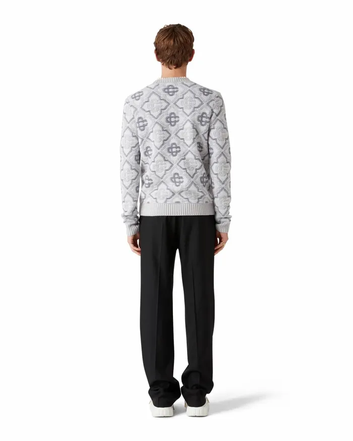 Casablanca Paris Knitwear Monogram Knit Jumper 8211 Men