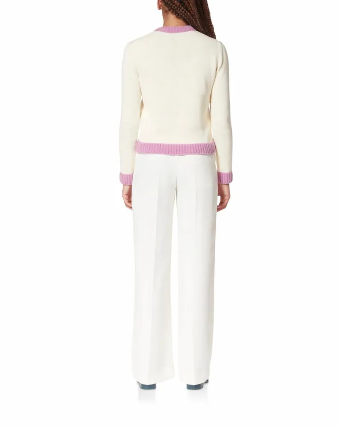 Casablanca Paris Knitwear Off White Casa Knit Sweater 8211 Women