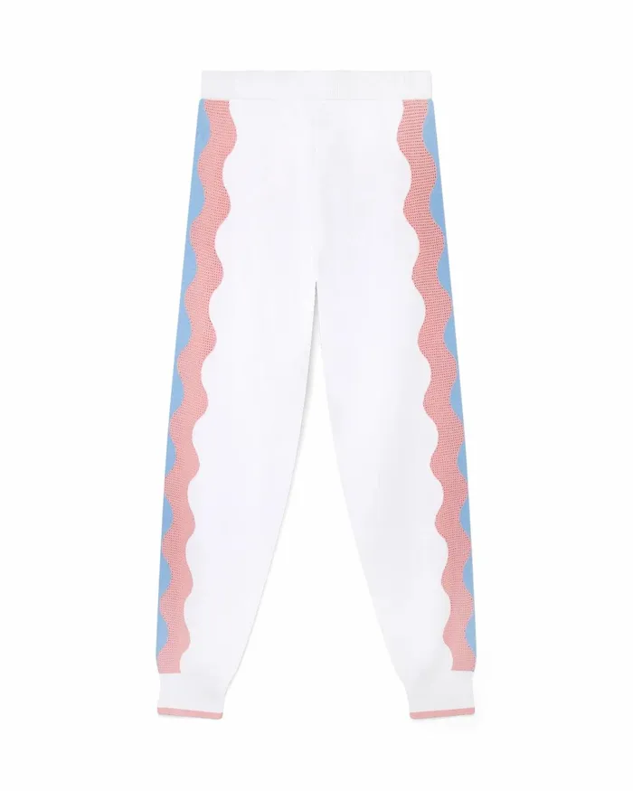 Casablanca Paris Knitwear Pink Wave Trackpant 8211 Women