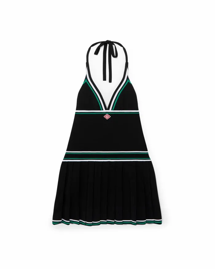 Casablanca Paris Knitwear Pleated Knit Day Dress 8211 Women