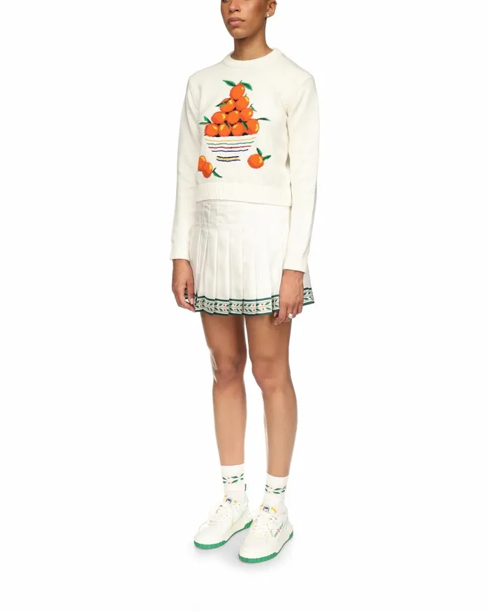 Casablanca Paris Knitwear Pyramide D039Oranges Jumper 8211 Women