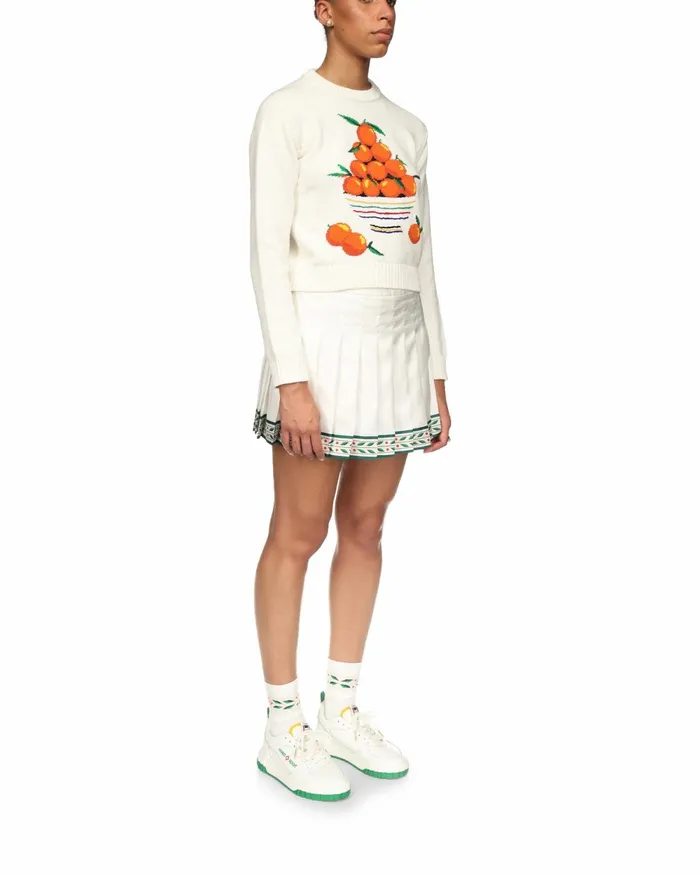 Casablanca Paris Knitwear Pyramide D039Oranges Jumper 8211 Women