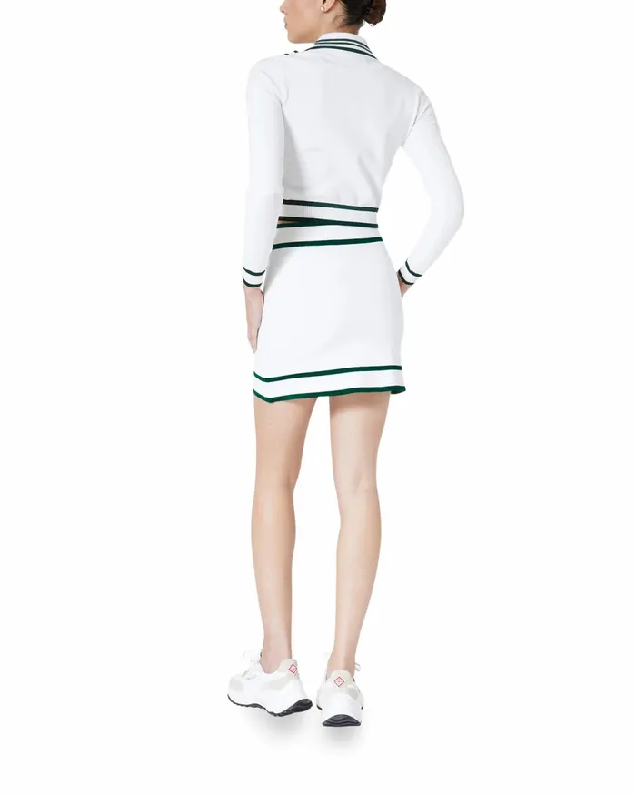 Casablanca Paris Knitwear Retro Tennis Pleated Polo Shirt 8211 Women Casablanca Paris Knitwear Retro Tennis Pleated Polo Shirt 8211 Women