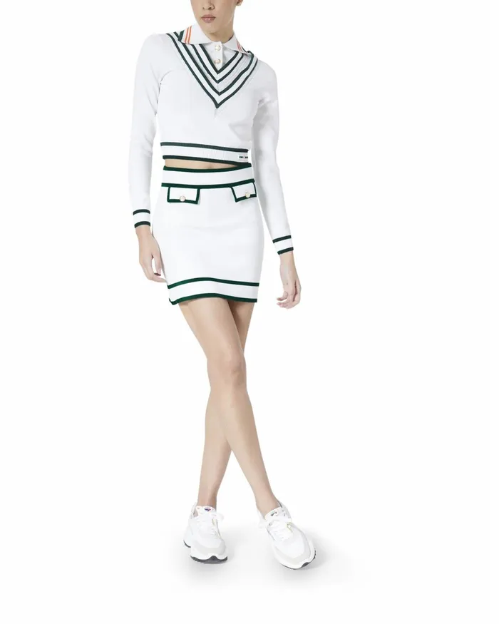 Casablanca Paris Knitwear Retro Tennis Skirt 8211 Women Casablanca Paris Knitwear Retro Tennis Skirt 8211 Women