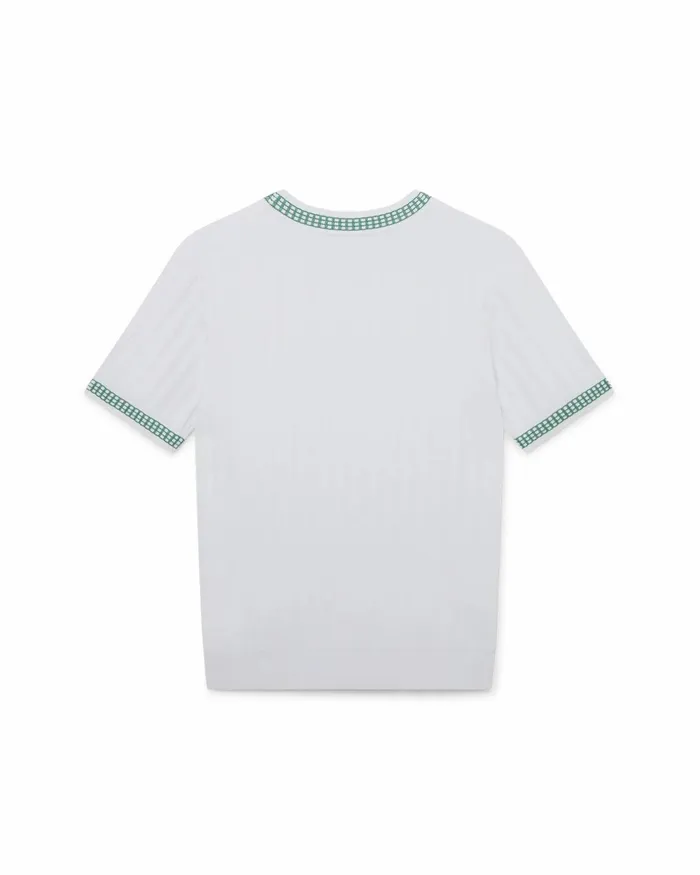 Casablanca Paris Knitwear Rib Effect Crew Top 8211 Men