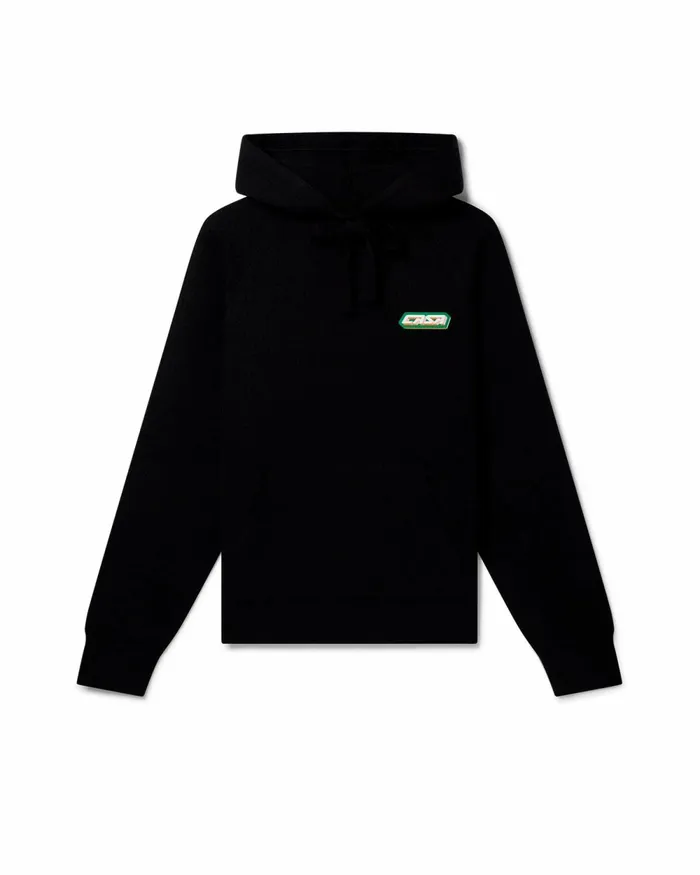 Casablanca Paris Knitwear Rib Effect Hooded Sweatshirt 8211 Men