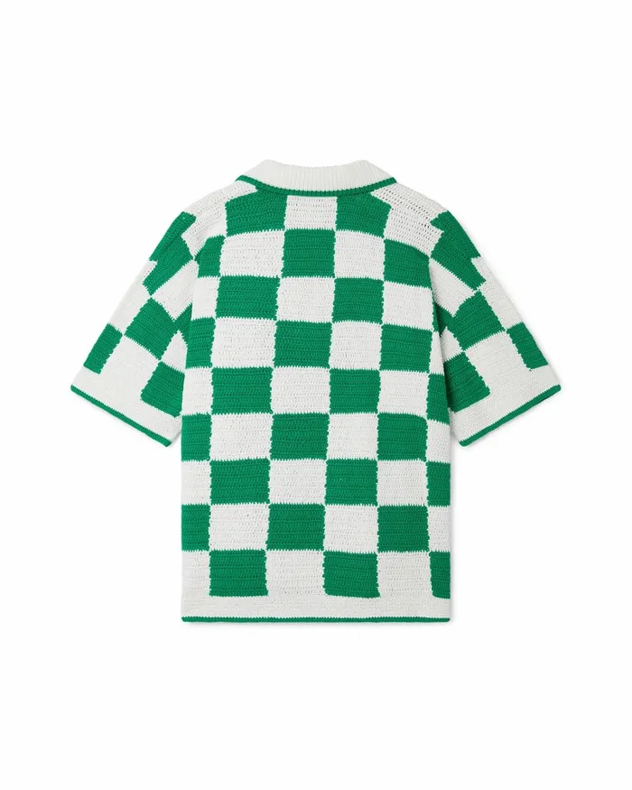 Casablanca Paris Knitwear Scuba Crochet Shirt 8211 Men Casablanca Paris Knitwear Scuba Crochet Shirt 8211 Men