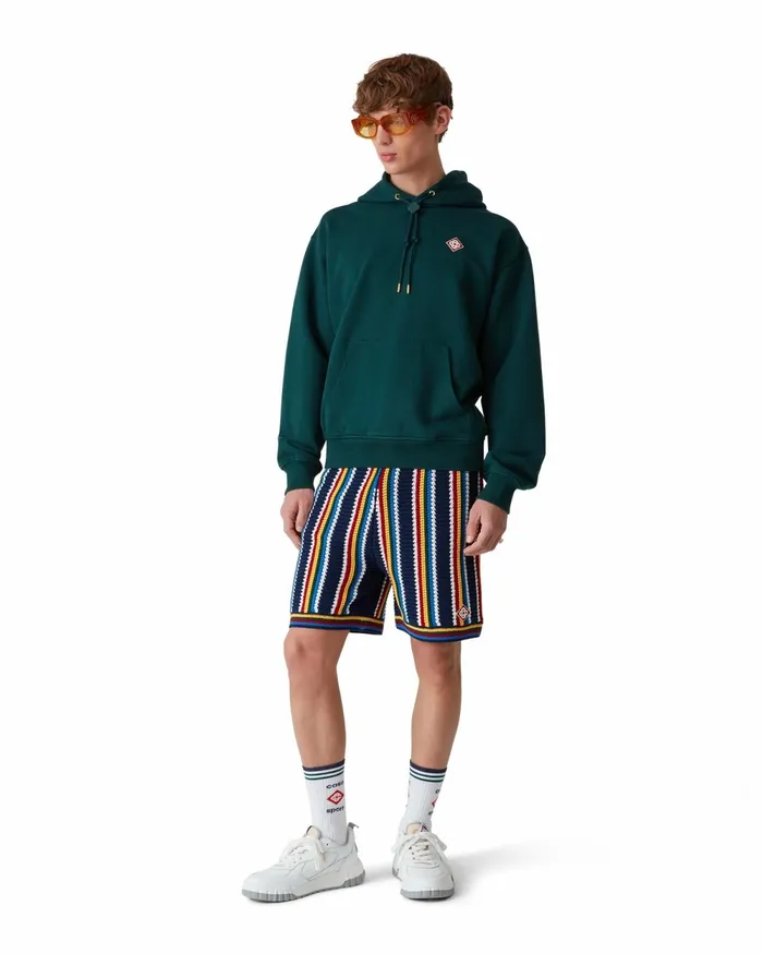 Casablanca Paris Knitwear Stripe Crochet Shorts 8211 Men