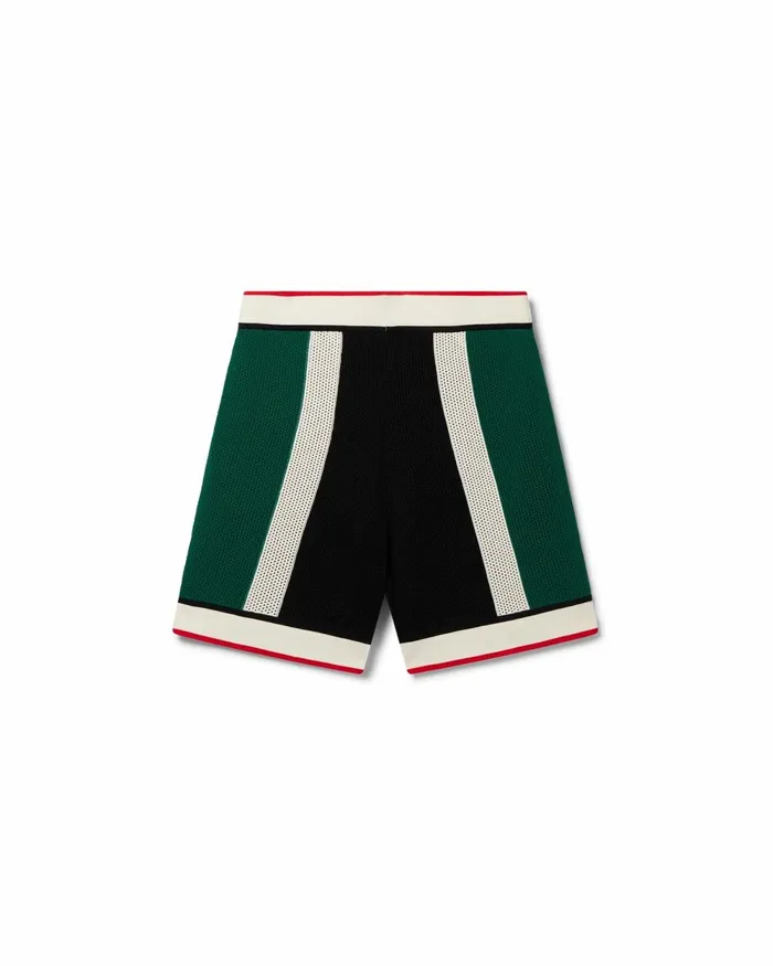 Casablanca Paris Knitwear Striped Mesh Shorts 8211 Men Casablanca Paris Knitwear Striped Mesh Shorts 8211 Men