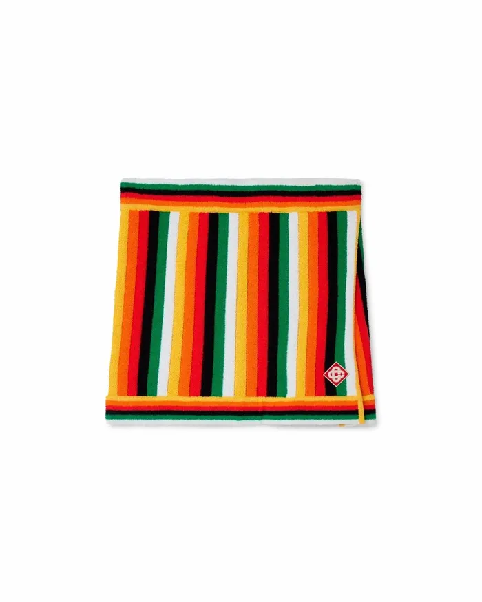 Casablanca Paris Knitwear Striped Towelling Skirt 8211 Women