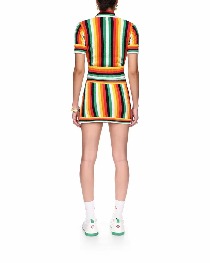 Casablanca Paris Knitwear Striped Towelling Top 8211 Women Casablanca Paris Knitwear Striped Towelling Top 8211 Women