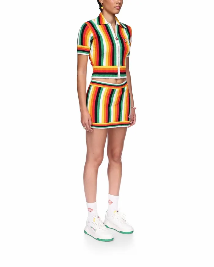 Casablanca Paris Knitwear Striped Towelling Top 8211 Women Casablanca Paris Knitwear Striped Towelling Top 8211 Women