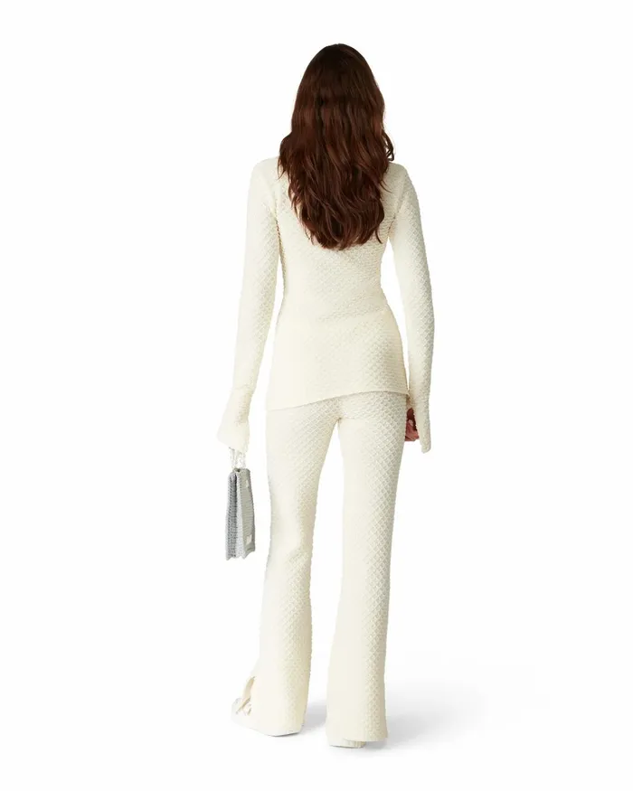 Casablanca Paris Knitwear Textured Knitted Shirt 8211 Women Casablanca Paris Knitwear Textured Knitted Shirt 8211 Women