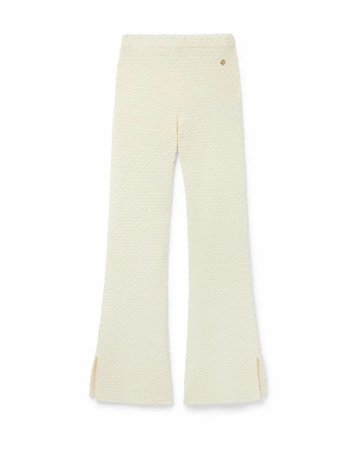 Casablanca Paris Knitwear Textured Knitted Trousers 8211 Women