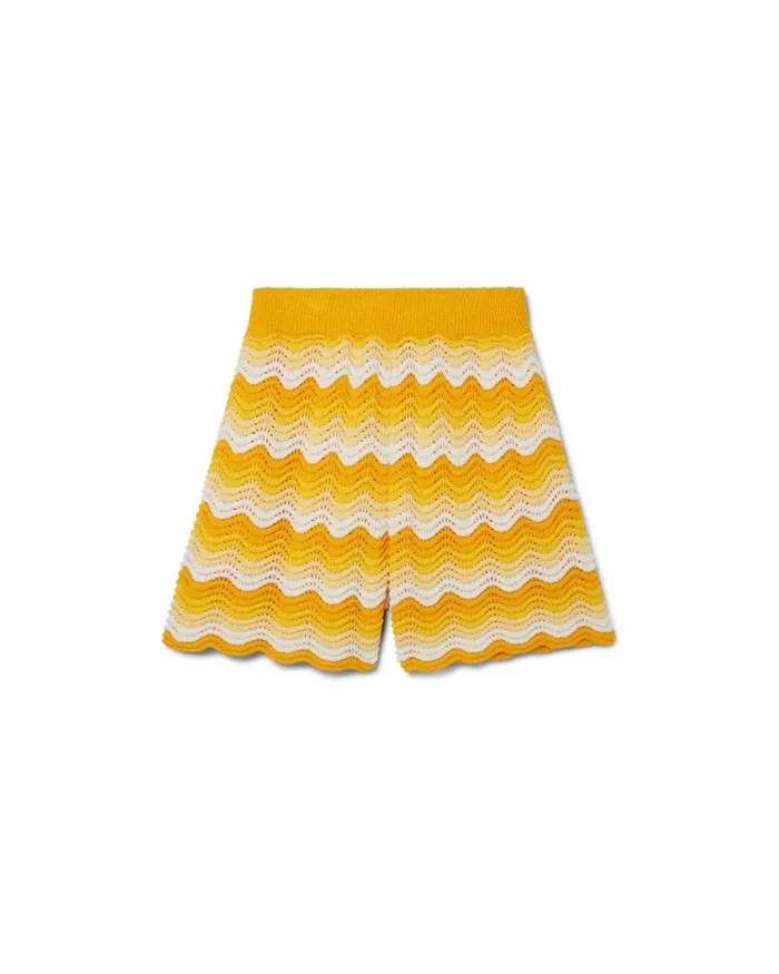 Casablanca Paris Knitwear Wavy Gradient Crochet Shorts 8211 Men