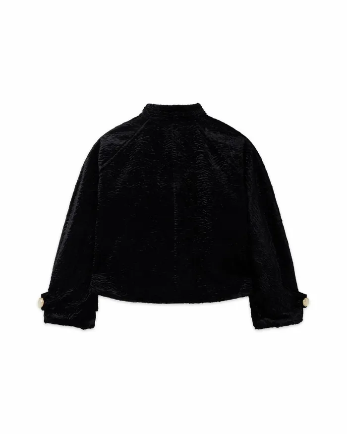 Casablanca Paris Outerwear Astrakhan Short Suit Jacket 8211 Women