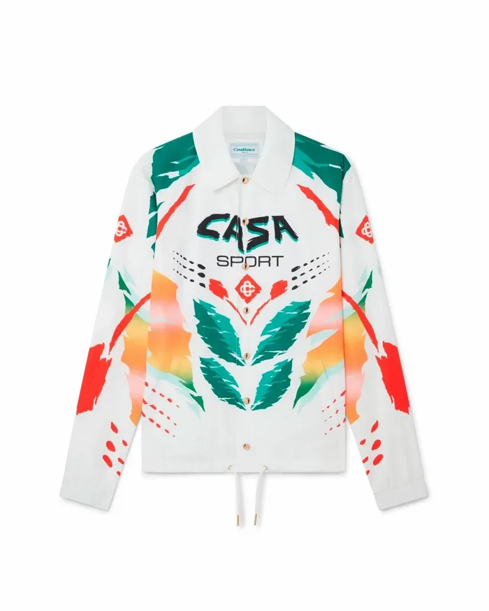 Casablanca Paris Outerwear Casa Moto Coach Jacket 8211 Men