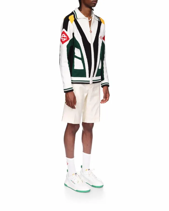 Casablanca Paris Outerwear Casa Racing Knit Jacket 8211 Men Casablanca Paris Outerwear Casa Racing Knit Jacket 8211 Men