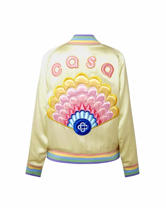 Casablanca Paris Outerwear Casa Shell Satin Bomber 8211 Women