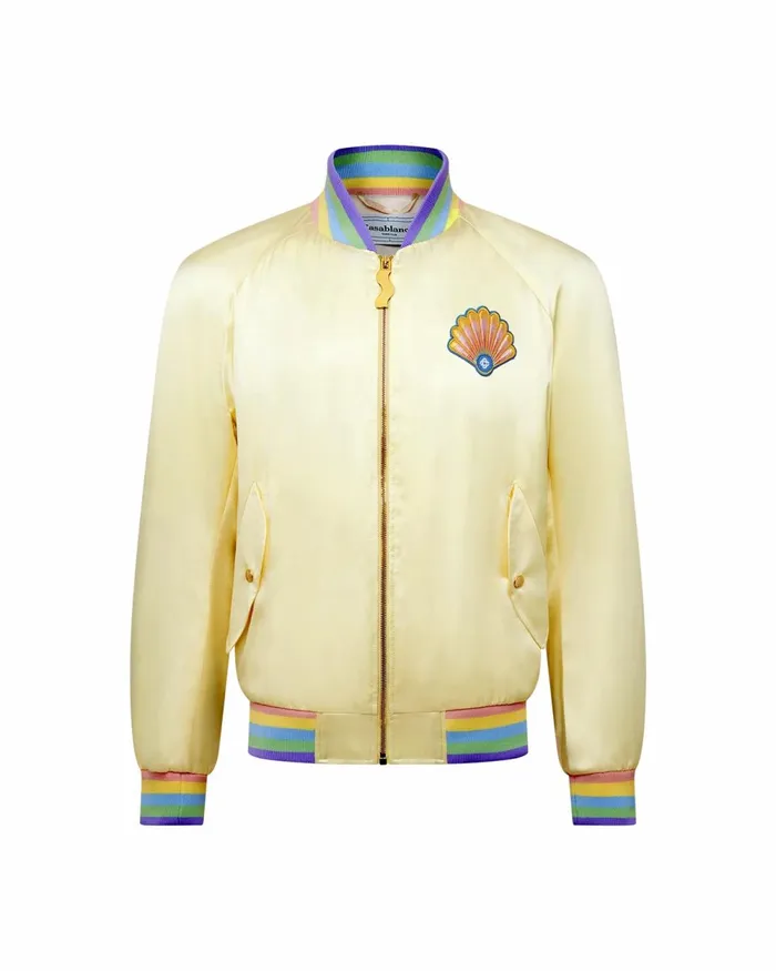 Casablanca Paris Outerwear Casa Shell Satin Bomber 8211 Women
