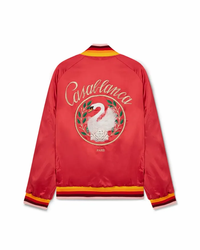 Casablanca Paris Outerwear Embleme De Cygne Souvenir Jacket 8211 Men