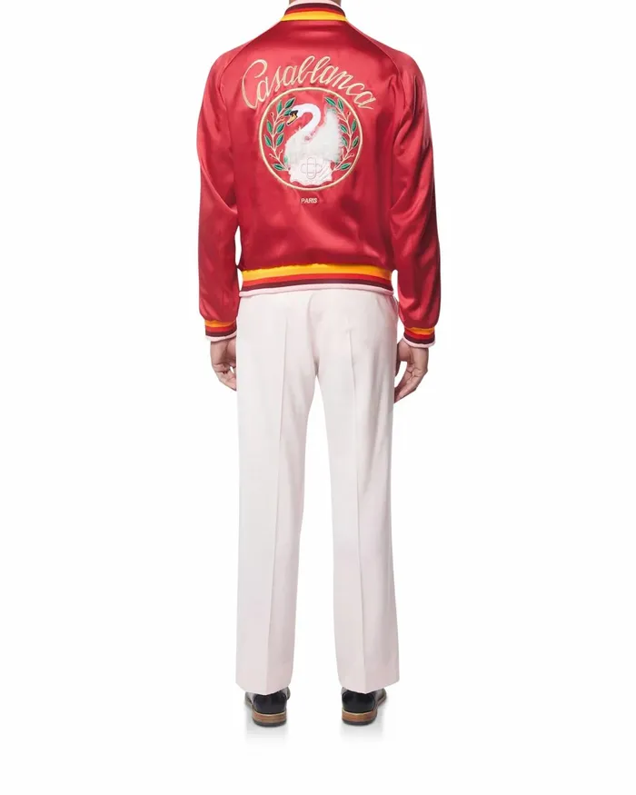 Casablanca Paris Outerwear Embleme De Cygne Souvenir Jacket 8211 Men