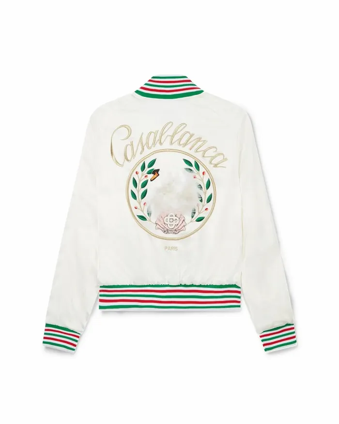 Casablanca Paris Outerwear Embleme De Cygne Souvenir Jacket 8211 Women