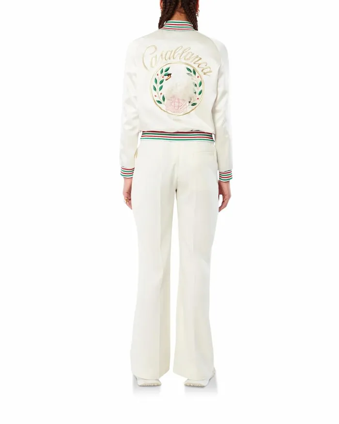 Casablanca Paris Outerwear Embleme De Cygne Souvenir Jacket 8211 Women Casablanca Paris Outerwear Embleme De Cygne Souvenir Jacket 8211 Women