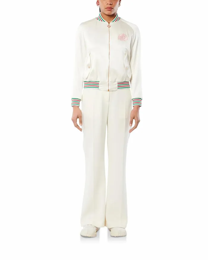 Casablanca Paris Outerwear Embleme De Cygne Souvenir Jacket 8211 Women Casablanca Paris Outerwear Embleme De Cygne Souvenir Jacket 8211 Women