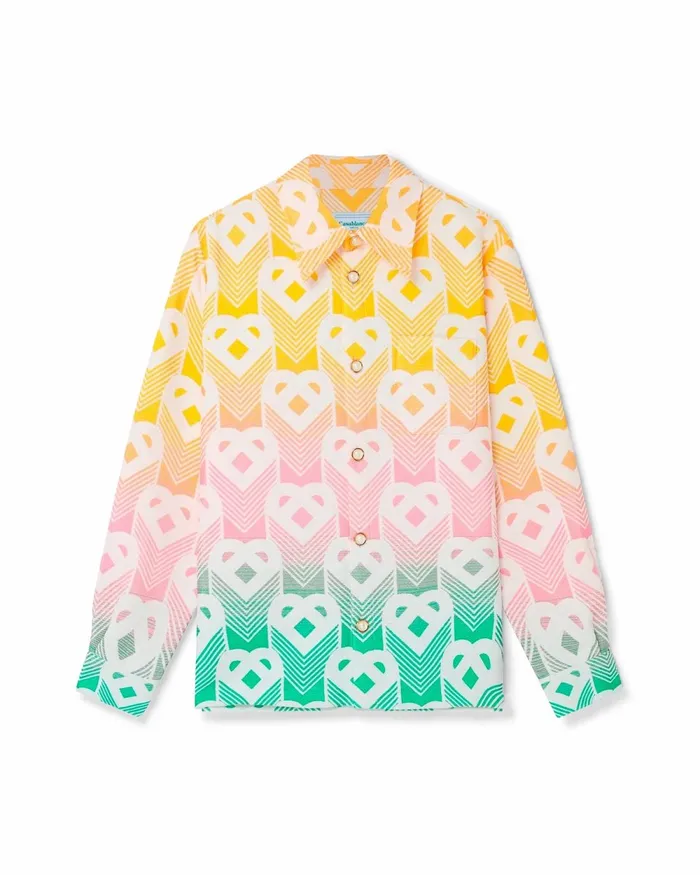 Casablanca Paris Outerwear Gradient Heart Shacket 8211 Men