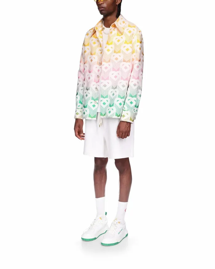 Casablanca Paris Outerwear Gradient Heart Shacket 8211 Men Casablanca Paris Outerwear Gradient Heart Shacket 8211 Men