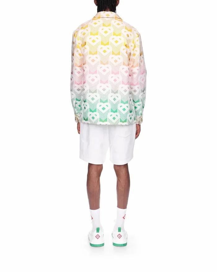 Casablanca Paris Outerwear Gradient Heart Shacket 8211 Men Casablanca Paris Outerwear Gradient Heart Shacket 8211 Men