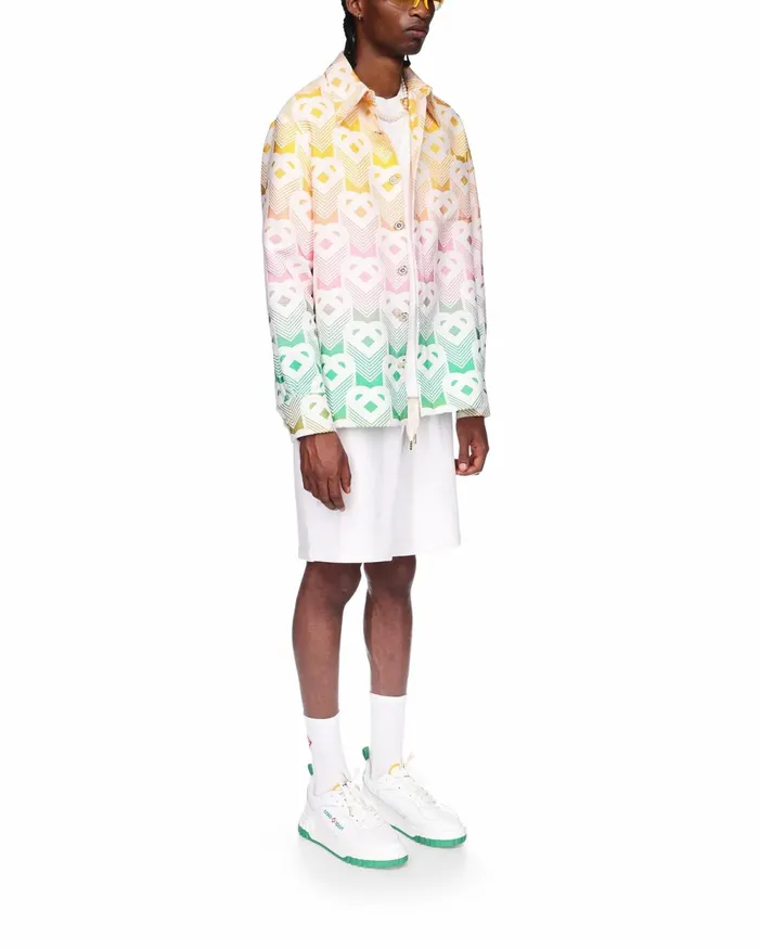 Casablanca Paris Outerwear Gradient Heart Shacket 8211 Men Casablanca Paris Outerwear Gradient Heart Shacket 8211 Men