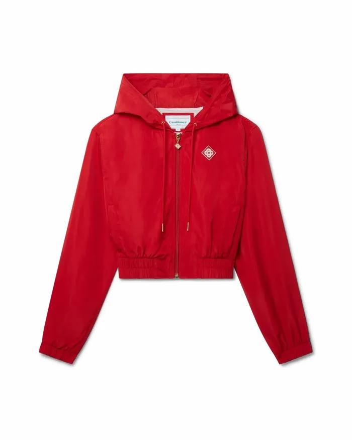 Casablanca Paris Outerwear Hooded Track Jacket 8211 Women