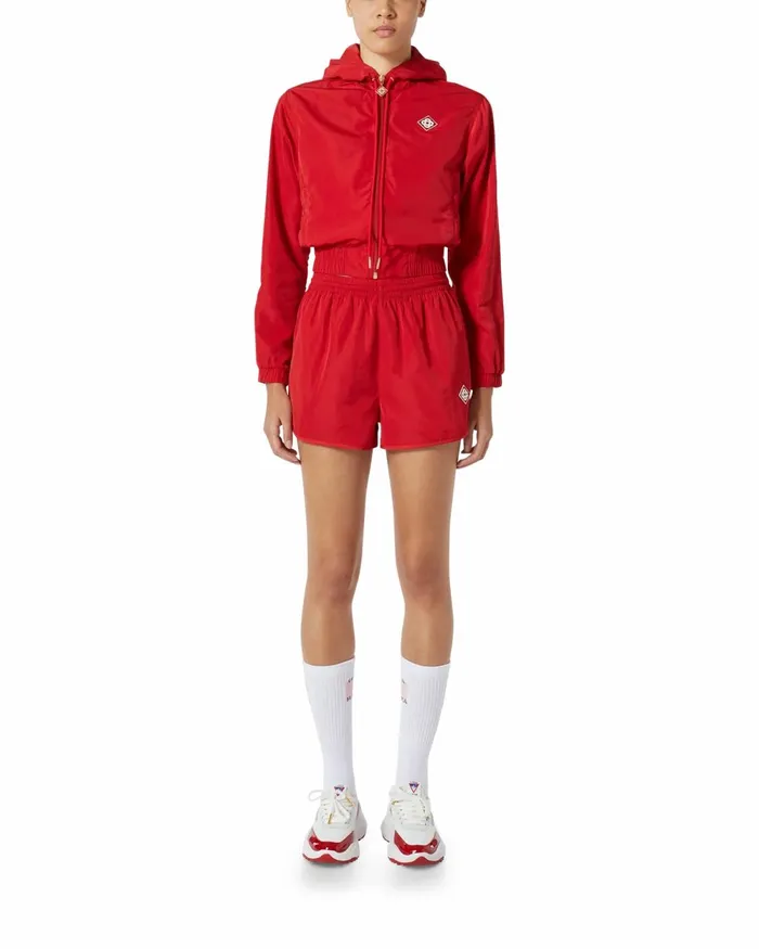 Casablanca Paris Outerwear Hooded Track Jacket 8211 Women Casablanca Paris Outerwear Hooded Track Jacket 8211 Women