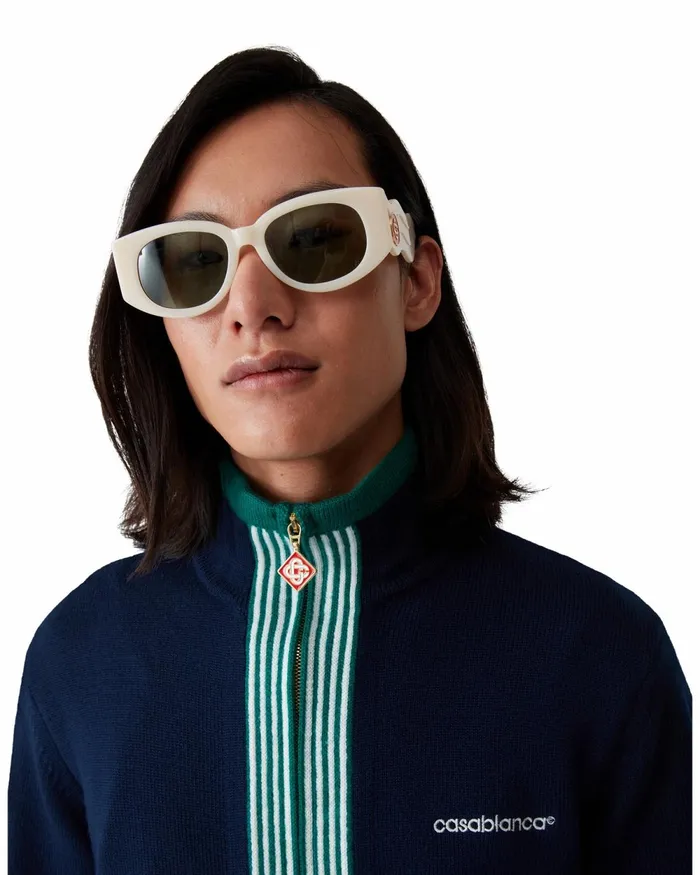 Casablanca Paris Outerwear Knit Tennis Track Top 8211 Men