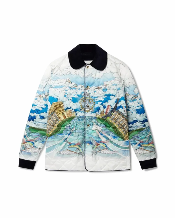 Casablanca Paris Outerwear Le Vol Ideal Quilted Hunting Jacket 8211 Men