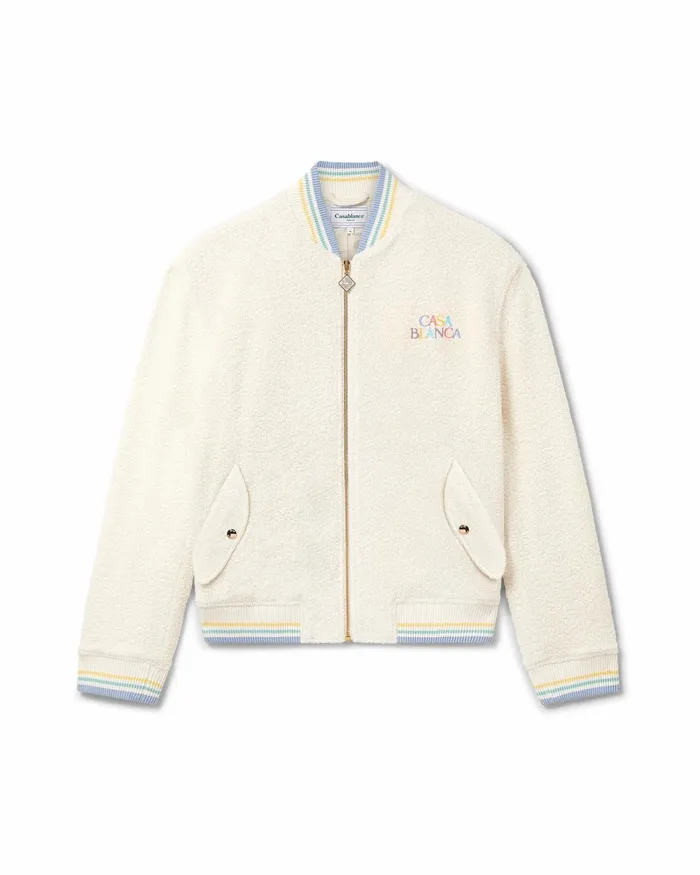 Casablanca Paris Outerwear Maison Pastelle Bomber Jacket 8211 Men