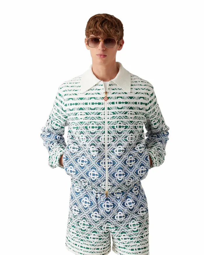Casablanca Paris Outerwear Monogram Gradient Towelling Jacket 8211 Men