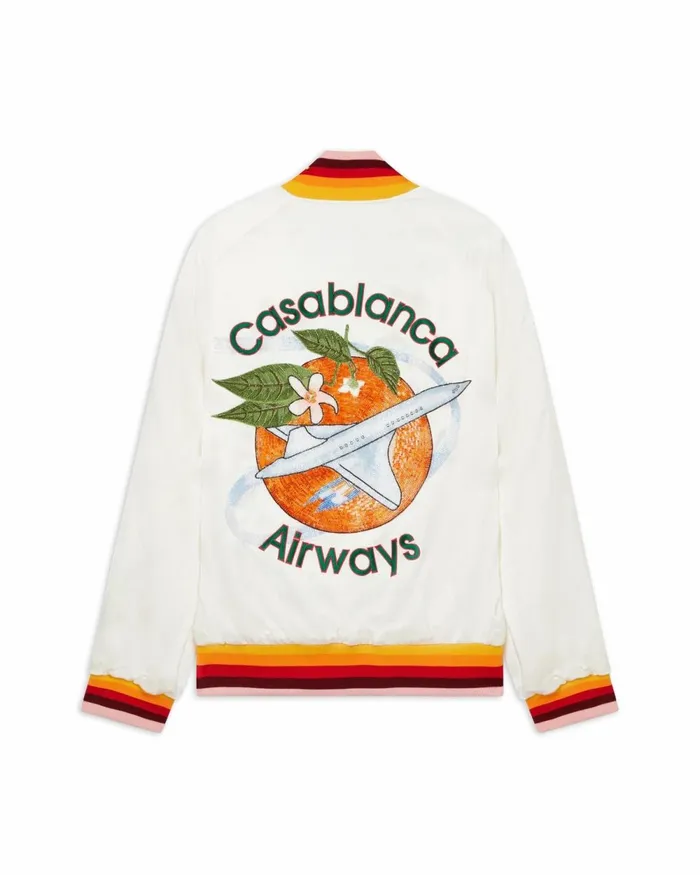 Casablanca Paris Outerwear Orbite Autour De L039Orange Souvenir Jacket 8211 Men