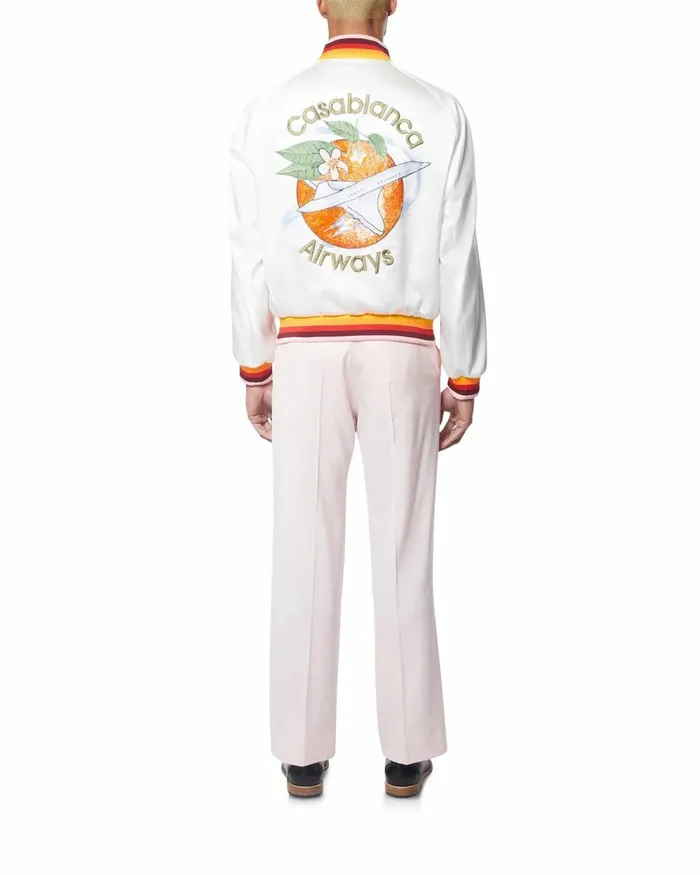 Casablanca Paris Outerwear Orbite Autour De L039Orange Souvenir Jacket 8211 Men