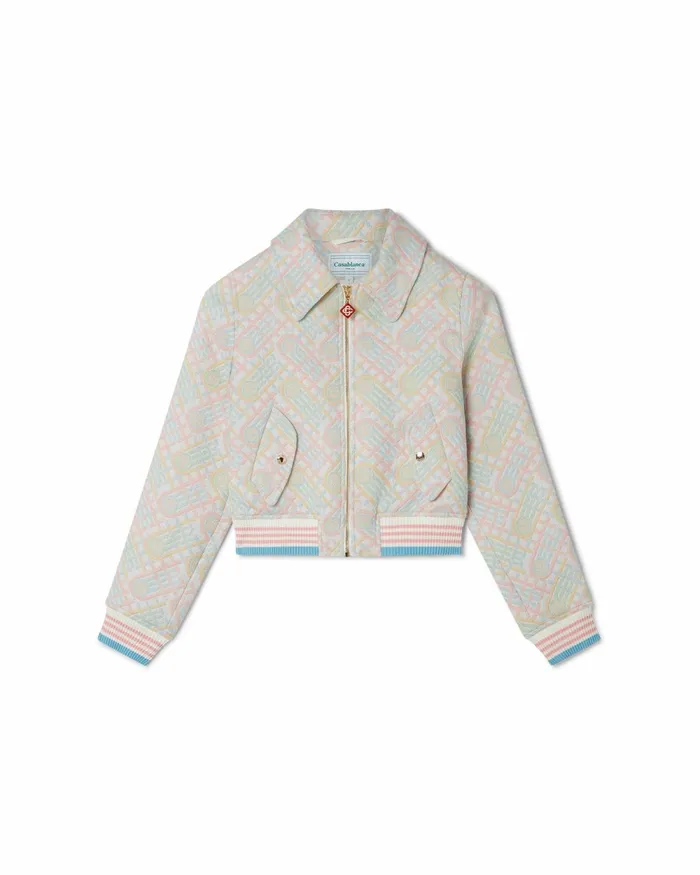 Casablanca Paris Outerwear Ping Pong Bomber Jacket 8211 Women